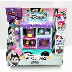 Disney Munchlings Ice Cream Cart Mystery Box Villians Bonus Pieces Light Up Kids